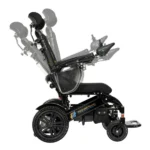 Auto Reclining Foldable Lightweight Electric Wheelchair Power Wheelchair Remote - Image 5
