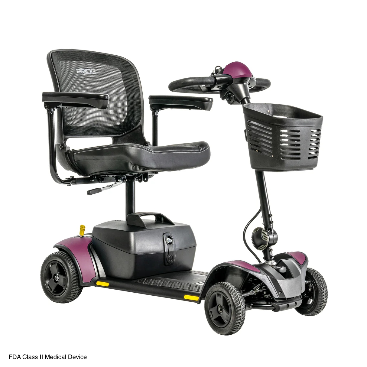 GoGoET2_4W_SugarPlum_Right New Pride Mobility Go-Go Elite Traveller 2 4-Wheel Mobility Scooter - Image 1
