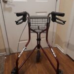Heavy-Duty Folding Rollator Walker with Basket & Tray