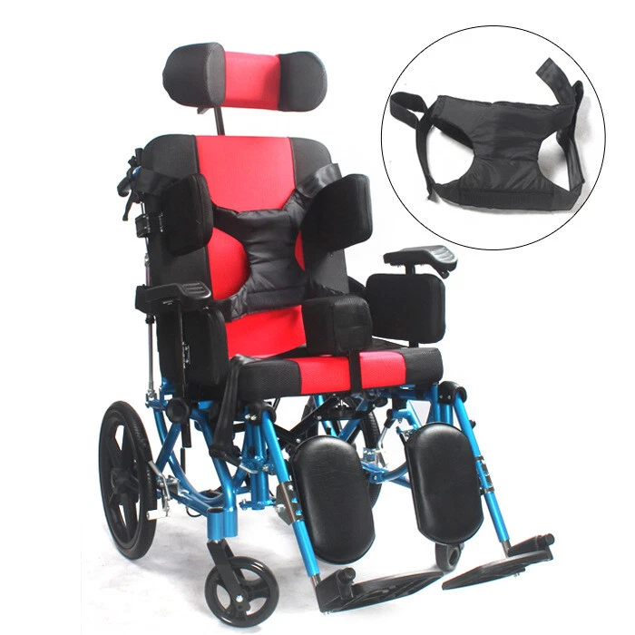 High-Back-Reclining-Wheelchair-For-Kids-Cerebral-Palsy-Fully-Lying-Wheelchair-1 High Back Reclining Wheelchair For Kids Cerebral Palsy Fully Lying Wheelchair - Image 1