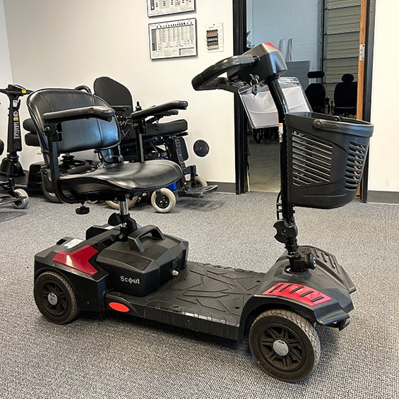 Used-Drive-Scout-4-Wheel-Mobility-Scooter Used Drive Scout 4-Wheel Mobility Scooter - Image 1