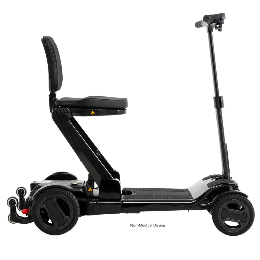 go-go-carbon-right-profile New Pride Mobility Go Go Carbon Lightweight Folding Scooter - Image 1