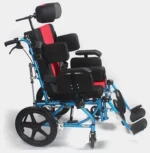 High Back Reclining Wheelchair For Kids Cerebral Palsy Fully Lying Wheelchair - Image 6