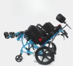 High Back Reclining Wheelchair For Kids Cerebral Palsy Fully Lying Wheelchair - Image 5
